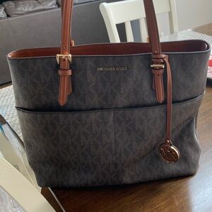 Michael Kors Dark Brown Signature Tote